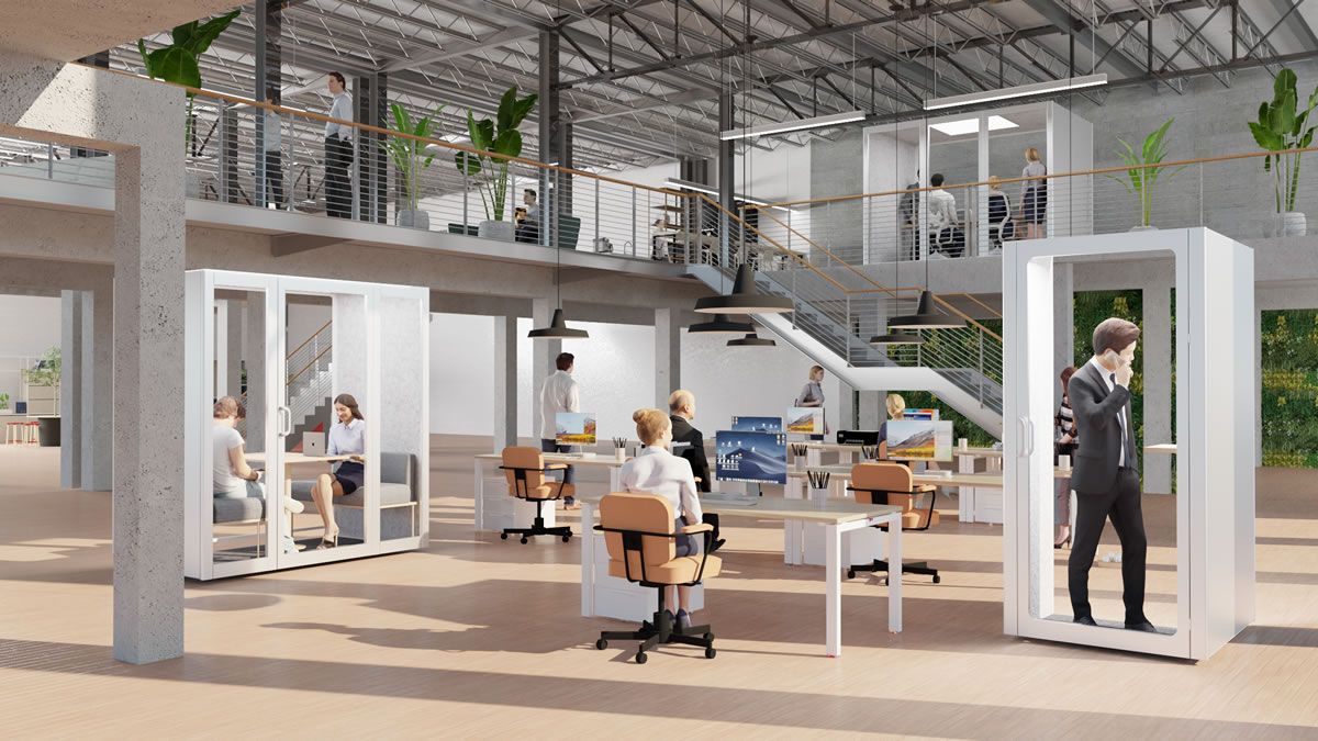 Cabina insonorizada para oficinas